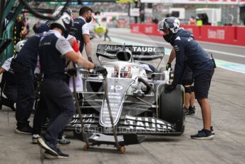 World © Octane Photographic Ltd. Formula 1 – Japanese Grand Prix - Suzuka Circuit, Japan. Saturday 8th October 2022. Practice 3. Scuderia AlphaTauri AT03 - Pierre Gasly.