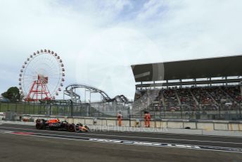 World © Octane Photographic Ltd. Formula 1 – Japanese Grand Prix - Suzuka Circuit, Japan. Saturday 8th October 2022. Practice 3. Oracle Red Bull Racing RB18 – Sergio Perez