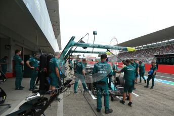 World © Octane Photographic Ltd. Formula 1 – Japanese Grand Prix - Suzuka Circuit, Japan. Saturday 8th October 2022. Practice 3. Aston Martin Aramco Cognizant F1 Team AMR22 - Lance Stroll.