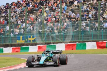 World © Octane Photographic Ltd. Formula 1 – Japanese Grand Prix - Suzuka Circuit, Japan. Saturday 8th October 2022. Qualifying. Aston Martin Aramco Cognizant F1 Team AMR22 - Lance Stroll.