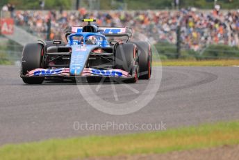 World © Octane Photographic Ltd. Formula 1 – Japanese Grand Prix - Suzuka Circuit, Japan. Saturday 8th October 2022. Qualifying. BWT Alpine F1 Team A522 - Esteban Ocon.