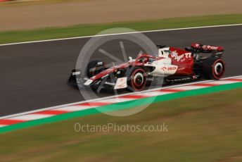 World © Octane Photographic Ltd. Formula 1 – Japanese Grand Prix - Suzuka Circuit, Japan. Saturday 8th October 2022. Qualifying. Alfa Romeo F1 Team Orlen C42 - Valtteri Bottas.