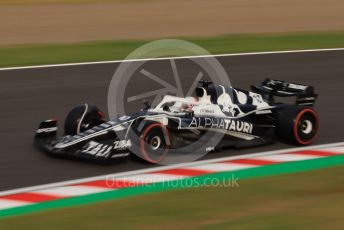 World © Octane Photographic Ltd. Formula 1 – Japanese Grand Prix - Suzuka Circuit, Japan. Saturday 8th October 2022. Qualifying. Scuderia AlphaTauri AT03 - Pierre Gasly.