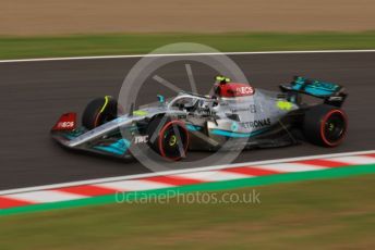 World © Octane Photographic Ltd. Formula 1 – Japanese Grand Prix - Suzuka Circuit, Japan. Saturday 8th October 2022. Qualifying. Mercedes-AMG Petronas F1 Team F1 W13 - Lewis Hamilton.