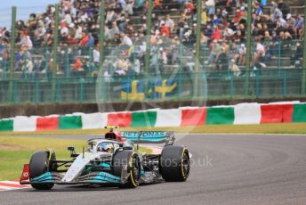 World © Octane Photographic Ltd. Formula 1 – Japanese Grand Prix - Suzuka Circuit, Japan. Saturday 8th October 2022. Qualifying. Mercedes-AMG Petronas F1 Team F1 W13 - Lewis Hamilton.