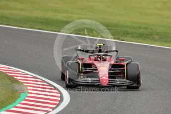 World © Octane Photographic Ltd. Formula 1 – Japanese Grand Prix - Suzuka Circuit, Japan. Saturday 8th October 2022. Qualifying. Scuderia Ferrari F1-75 - Carlos Sainz.