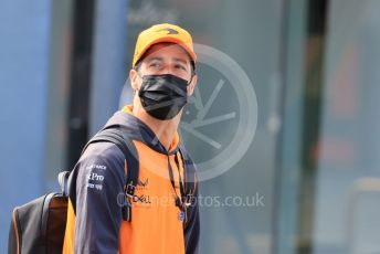 World © Octane Photographic Ltd. Formula 1 – Japanese Grand Prix - Suzuka Circuit, Japan. Saturday 8th October 2022. Paddock. McLaren F1 Team MCL36 - Daniel Ricciardo.