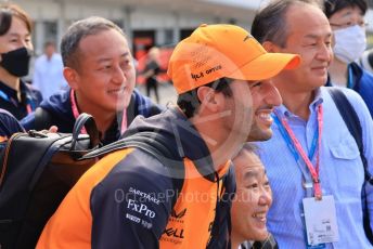 World © Octane Photographic Ltd. Formula 1 – Japanese Grand Prix - Suzuka Circuit, Japan. Saturday 8th October 2022. Paddock. McLaren F1 Team MCL36 - Daniel Ricciardo.