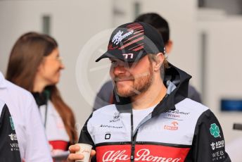 World © Octane Photographic Ltd. Formula 1 – Japanese Grand Prix - Suzuka Circuit, Japan. Saturday 8th October 2022. Paddock. Alfa Romeo F1 Team Orlen C42 - Valtteri Bottas.