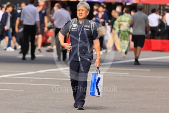 World © Octane Photographic Ltd. Formula 1 – Japanese Grand Prix - Suzuka Circuit, Japan. Saturday 8th October 2022. Practice 3. Red Bull Racing consultant - Masashi Yamamoto