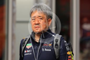 World © Octane Photographic Ltd. Formula 1 – Japanese Grand Prix - Suzuka Circuit, Japan. Saturday 8th October 2022. Practice 3. Red Bull Racing consultant - Masashi Yamamoto