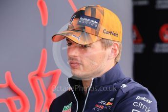 World © Octane Photographic Ltd. Formula 1 – Japanese Grand Prix - Suzuka Circuit, Japan. Saturday 8th October 2022. Paddock. Oracle Red Bull Racing RB18 – Max Verstappen.