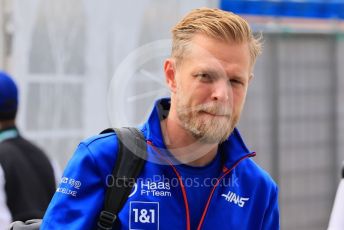 World © Octane Photographic Ltd. Formula 1 – Japanese Grand Prix - Suzuka Circuit, Japan. Saturday 8th October 2022. Paddock. Haas F1 Team VF-22 - Kevin Magnussen.