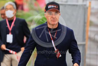 World © Octane Photographic Ltd. Formula 1 – Japanese Grand Prix - Suzuka Circuit, Japan. Sunday 9th October 2022. Paddock. Jean Alesi.