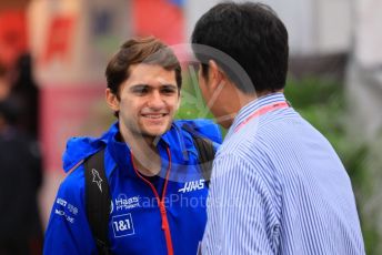 World © Octane Photographic Ltd. Formula 1 – Japanese Grand Prix - Suzuka Circuit, Japan. Sunday 9th October 2022. Paddock. Haas F1 Team VF-22 Reserve driver – Pietro Fittipaldi.