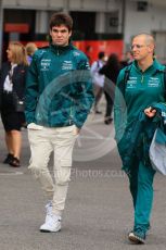 World © Octane Photographic Ltd. Formula 1 – Japanese Grand Prix - Suzuka Circuit, Japan. Sunday 9th October 2022. Paddock. Aston Martin Aramco Cognizant F1 Team AMR22 - Lance Stroll.