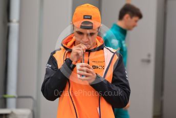 World © Octane Photographic Ltd. Formula 1 – Japanese Grand Prix - Suzuka Circuit, Japan. Sunday 9th October 2022. Paddock. McLaren F1 Team MCL36 - Lando Norris.