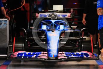 World © Octane Photographic Ltd. Formula 1 – Japanese Grand Prix - Suzuka Circuit, Japan. Sunday 9th October 2022. Pitlane. BWT Alpine F1 Team A522 - Fernando Alonso.