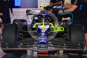 World © Octane Photographic Ltd. Formula 1 – Japanese Grand Prix - Suzuka Circuit, Japan. Sunday 9th October 2022. Pitlane. Williams Racing FW44 - Nicholas Latifi.