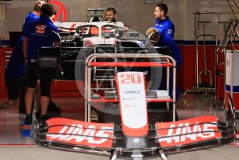 World © Octane Photographic Ltd. Formula 1 – Japanese Grand Prix - Suzuka Circuit, Japan. Sunday 9th October 2022. Pitlane. Haas F1 Team VF-22 - Kevin Magnussen.