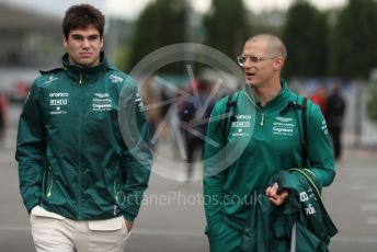 World © Octane Photographic Ltd. Formula 1 – Japanese Grand Prix - Suzuka Circuit, Japan. Sunday 9th October 2022. Paddock. Aston Martin Aramco Cognizant F1 Team AMR22 - Lance Stroll.