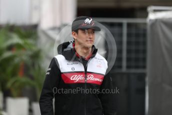 World © Octane Photographic Ltd. Formula 1 – Japanese Grand Prix - Suzuka Circuit, Japan. Sunday 9th October 2022. Paddock. Alfa Romeo F1 Team Orlen C42 - Guanyu Zhou.