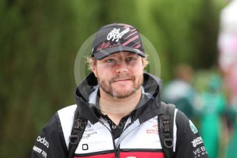 World © Octane Photographic Ltd. Formula 1 – Japanese Grand Prix - Suzuka Circuit, Japan. Sunday 9th October 2022. Paddock. Alfa Romeo F1 Team Orlen C42 - Valtteri Bottas.