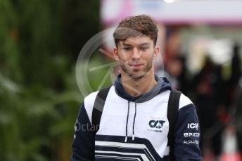 World © Octane Photographic Ltd. Formula 1 – Japanese Grand Prix - Suzuka Circuit, Japan. Sunday 9th October 2022. Paddock. Scuderia AlphaTauri AT03 - Pierre Gasly.