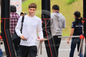 World © Octane Photographic Ltd. Formula 1 – Japanese Grand Prix - Suzuka Circuit, Japan. Thursday 6th October 2022. Arrivals. Scuderia AlphaTauri AT03 - Pierre Gasly.