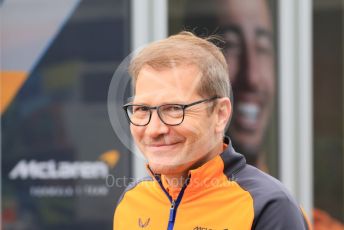 World © Octane Photographic Ltd. Formula 1 – Japanese Grand Prix - Suzuka Circuit, Japan. Thursday 6th October 2022. Arrivals. McLaren F1 Team Principal – Andreas Seidl