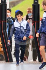 World © Octane Photographic Ltd. Formula 1 – Japanese Grand Prix - Suzuka Circuit, Japan. Thursday 6th October 2022. Arrivals. Scuderia AlphaTauri AT03 - Yuki Tsunoda.