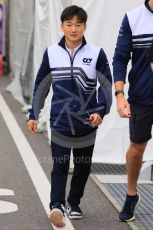 World © Octane Photographic Ltd. Formula 1 – Japanese Grand Prix - Suzuka Circuit, Japan. Thursday 6th October 2022. Arrivals. Scuderia AlphaTauri AT03 - Yuki Tsunoda.
