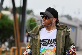 World © Octane Photographic Ltd. Formula 1 – Japanese Grand Prix - Suzuka Circuit, Japan. Thursday 6th October 2022. Arrivals. Mercedes-AMG Petronas F1 Team F1 W13 - Lewis Hamilton.