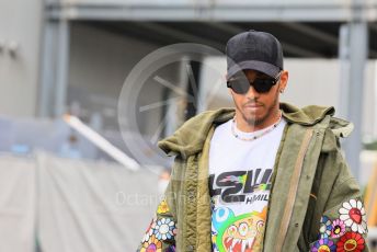 World © Octane Photographic Ltd. Formula 1 – Japanese Grand Prix - Suzuka Circuit, Japan. Thursday 6th October 2022. Arrivals. Mercedes-AMG Petronas F1 Team F1 W13 - Lewis Hamilton.