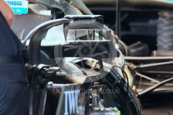 World © Octane Photographic Ltd. Formula 1 – Japanese Grand Prix - Suzuka Circuit, Japan. Thursday 6th October 2022. Pitlane. Mercedes-AMG Petronas F1 Team F1 W13.