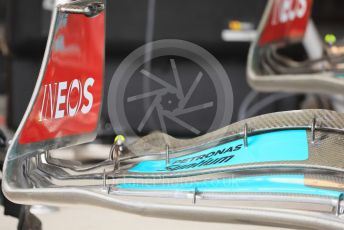 World © Octane Photographic Ltd. Formula 1 – Japanese Grand Prix - Suzuka Circuit, Japan. Thursday 6th October 2022. Pitlane. Mercedes-AMG Petronas F1 Team F1 W13.