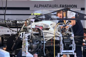 World © Octane Photographic Ltd. Formula 1 – Japanese Grand Prix - Suzuka Circuit, Japan. Thursday 6th October 2022. Pitlane. Scuderia AlphaTauri AT03.