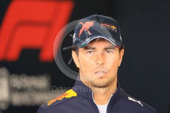 World © Octane Photographic Ltd. Formula 1 – Japanese Grand Prix - Suzuka Circuit, Japan. Thursday 6th October 2022. Paddock. Oracle Red Bull Racing RB18 – Sergio Perez