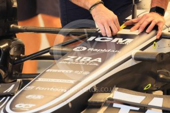 World © Octane Photographic Ltd. Formula 1 – Japanese Grand Prix - Suzuka Circuit, Japan. Thursday 6th October 2022. Pitlane. Scuderia AlphaTauri AT03.