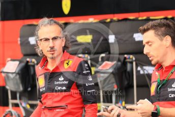 World © Octane Photographic Ltd. Formula 1 – Japanese Grand Prix - Suzuka Circuit, Japan. Thursday 6th October 2022. Pitlane. Scuderia Ferrari Team Racing Director and head of track area - Laurent Mekies