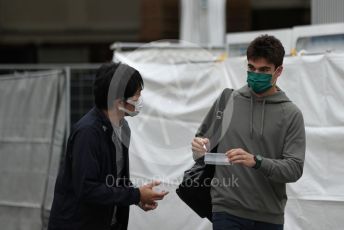 World © Octane Photographic Ltd. Formula 1 – Japanese Grand Prix - Suzuka Circuit, Japan. Thursday 6th October 2022. Arrivals. Aston Martin Aramco Cognizant F1 Team AMR22 - Lance Stroll.