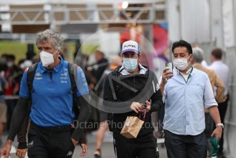World © Octane Photographic Ltd. Formula 1 – Japanese Grand Prix - Suzuka Circuit, Japan. Thursday 6th October 2022. Arrivals. BWT Alpine F1 Team A522 - Fernando Alonso.