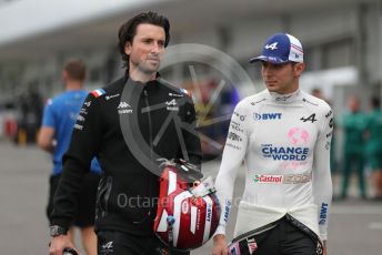 World © Octane Photographic Ltd. Formula 1 – Japanese Grand Prix - Suzuka Circuit, Japan. Thursday 6th October 2022. Arrivals. BWT Alpine F1 Team A522 - Esteban Ocon.