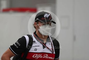 World © Octane Photographic Ltd. Formula 1 – Japanese Grand Prix - Suzuka Circuit, Japan. Thursday 6th October 2022. Arrivals. Alfa Romeo F1 Team Orlen C42 - Guanyu Zhou.