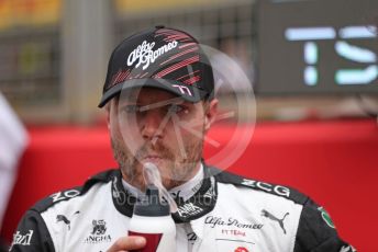 World © Octane Photographic Ltd. Formula 1 – British Grand Prix - Silverstone. Sunday 3rd July 2022. Grid. Alfa Romeo F1 Team Orlen C42 - Valtteri Bottas.