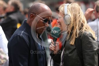 World © Octane Photographic Ltd. Formula 1 – British Grand Prix - Silverstone. Sunday 3rd July 2022. Grid. Anthony Hamilton.