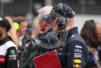 World © Octane Photographic Ltd. Formula 1 – British Grand Prix - Silverstone. Sunday 3rd July 2022. Grid. Oracle Red Bull Racing - Adrian Newey.