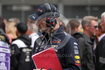 World © Octane Photographic Ltd. Formula 1 – British Grand Prix - Silverstone. Sunday 3rd July 2022. Grid. Oracle Red Bull Racing - Adrian Newey.