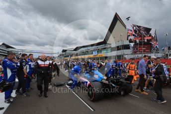 World © Octane Photographic Ltd. Formula 1 – British Grand Prix - Silverstone. Sunday 3rd July 2022. Grid. BWT Alpine F1 Team A522 - Fernando Alonso.