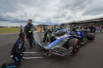 World © Octane Photographic Ltd. Formula 1 – British Grand Prix - Silverstone. Sunday 3rd July 2022. Grid. Williams Racing FW44 - Nicholas Latifi.